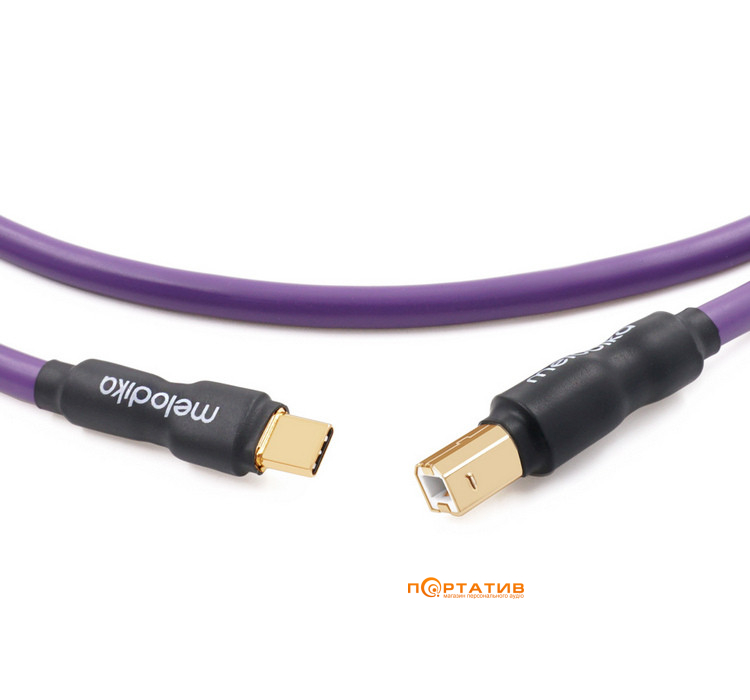 Melodika Purple Raine USB 2.0 Cable type C-B lenght 3m (MDUCB30)