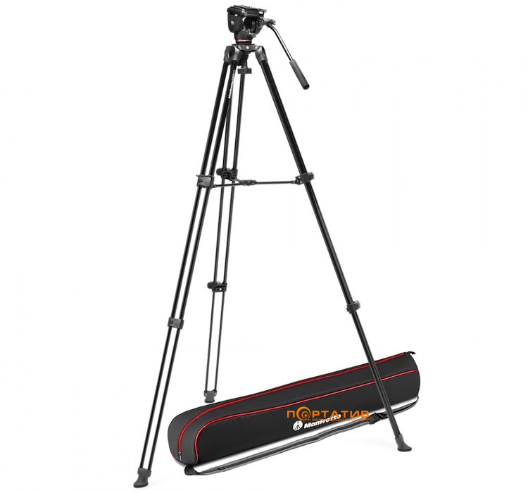 Штатив Manfrotto 500X Twin Leg Alu Video System (MVK500XAM)