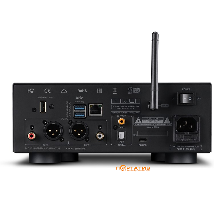 Стример Mission 778S Black