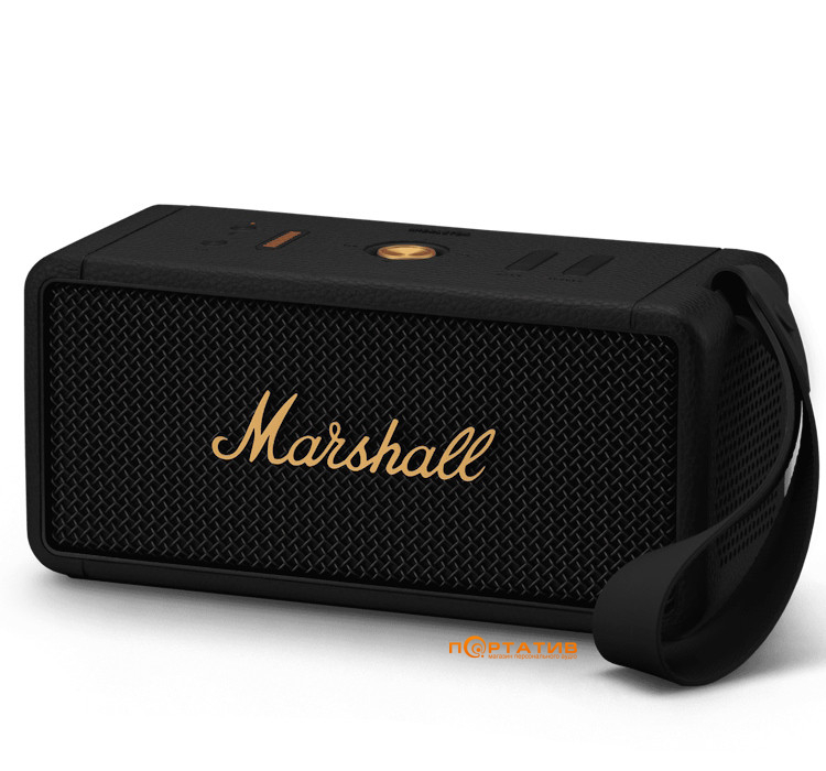 Marshall Portable Speaker Middleton Black and Brass