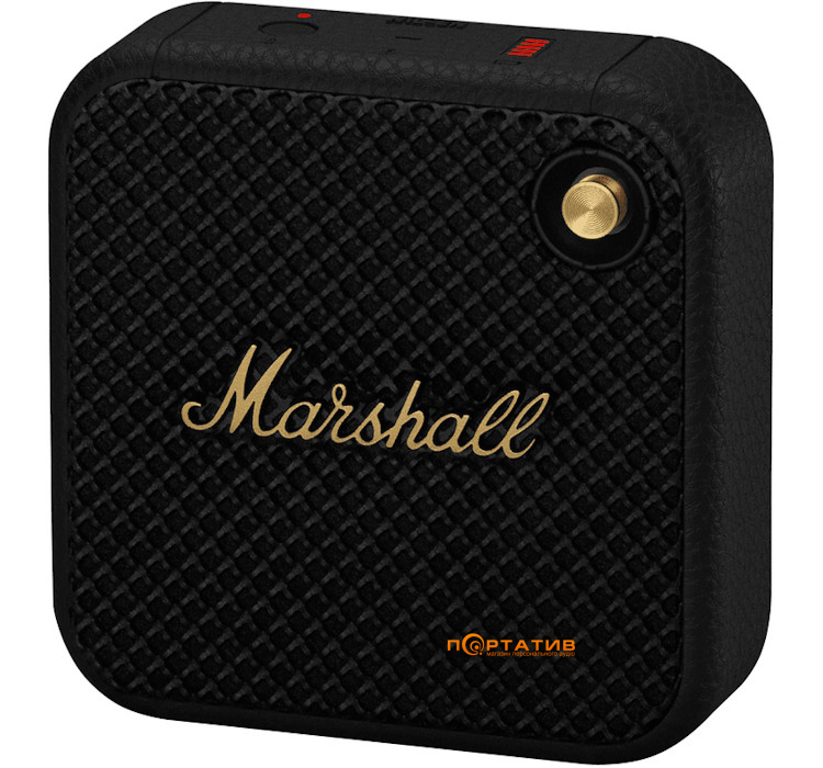 Акустика Marshall Portable Speaker Willen Black and Brass (1006059)  купить в Киеве и Украине по цене 4799 грн на
