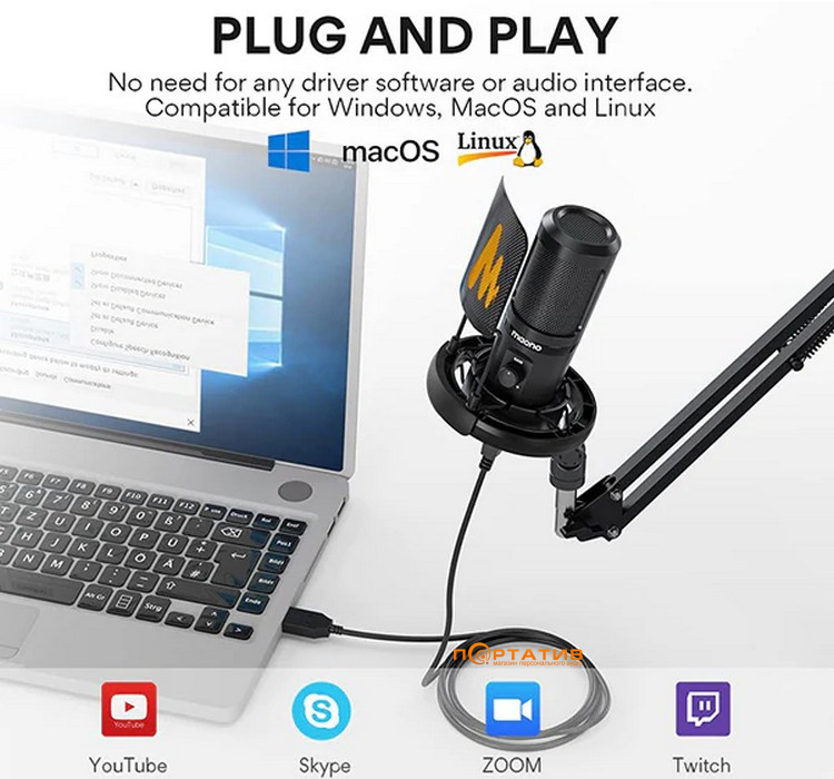 Мікрофон Maono PM461
