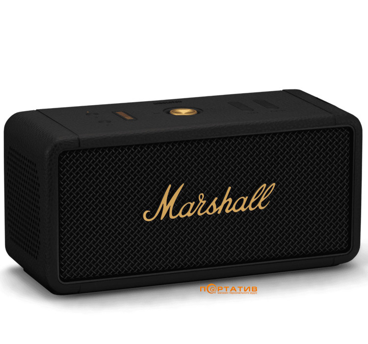 Marshall Portable Speaker Middleton Black and Brass