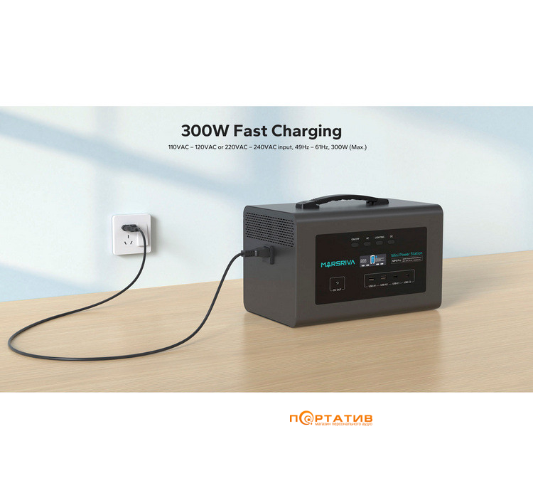 Портативная зарядная станция Marsriva MP6Pro 655Wh 600W (MP6Pro_MARSRIVA)