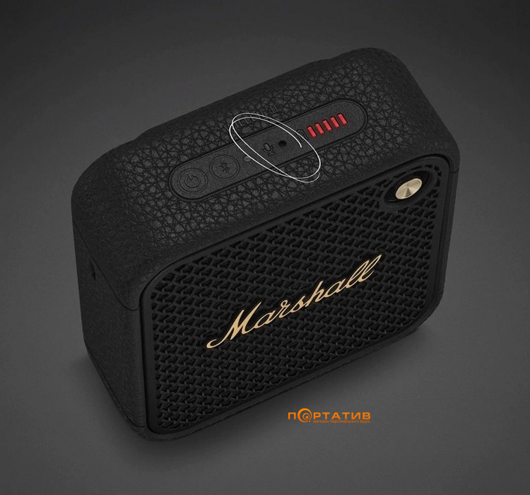Акустика Marshall Portable Speaker Willen II Black and Brass (1006714)