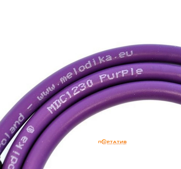 Melodika Purple Raine Cable 2x XLR - 2x XLR lenght 3m (MD2X30)