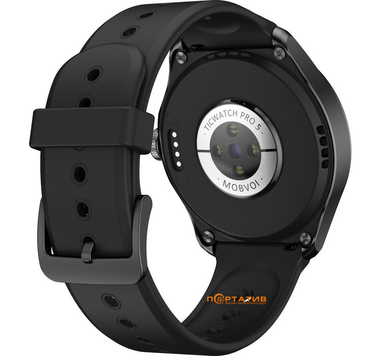 Смарт-часы Mobvoi TicWatch Pro 5 GPS (WH12088) Obsidian Black (P3170000400A)