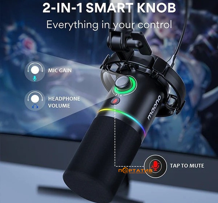 Мікрофон Maono PD200X
