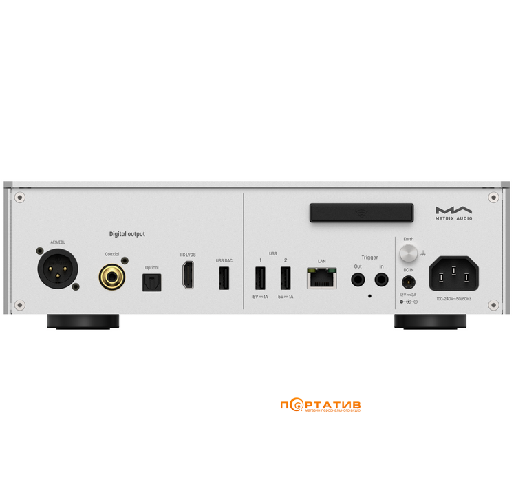 Сетевой проигрыватель Matrix Audio TT-1 Silver