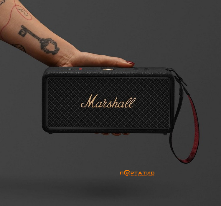 Акустика Marshall Portable Speaker Middleton II Black and Brass (1007428)
