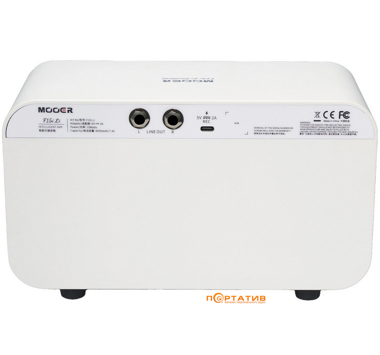 Комбопідсилювач Mooer F15i LI Snowfall White