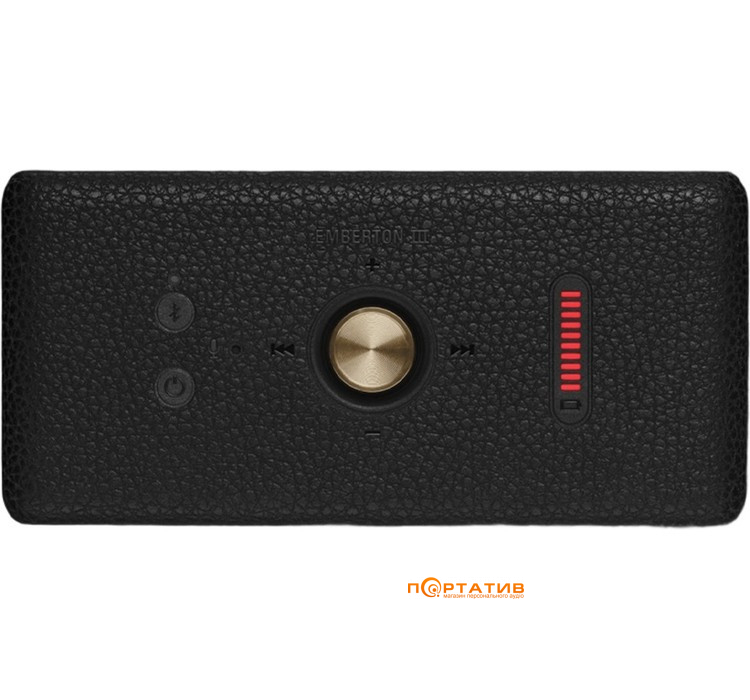 Акустика Marshall Portable Speaker Emberton III Black and Brass (1006884)