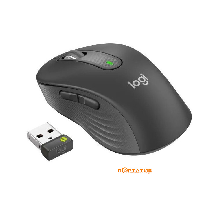 Logitech Signature M650 Wireless Mouse for Business Graphite (910-006274)