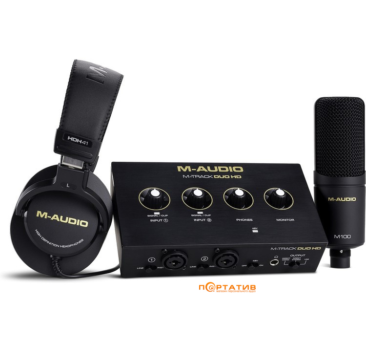 Аудиоинтерфейс M-AUDIO M-Track Duo HD Producer Pack