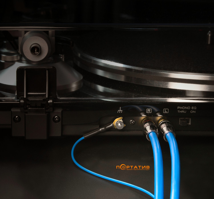 Melodika Sky Blue Phono Cable 2xRCA - 2x RCA with ground wire 2m (SBPH20)