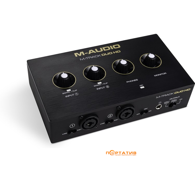 Аудіоінтерфейс M-AUDIO M-Track Duo HD