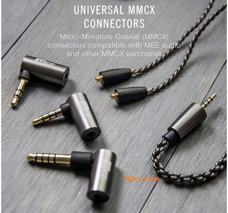 Кабель MEE Audio Universal MMCX Balanced Audio Cable with adapter set