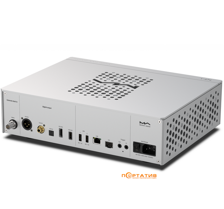 Сетевой проигрыватель Matrix Audio NT-1 Silver