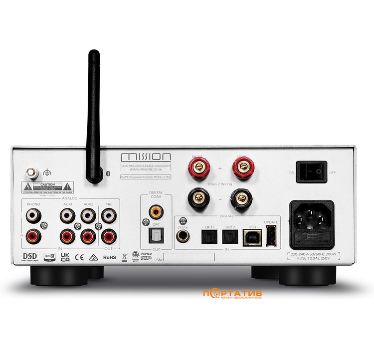 Підсилювач Mission 778X Silver
