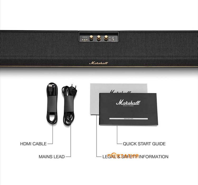 Саундбар Marshall Heston 120 Black (1006888)