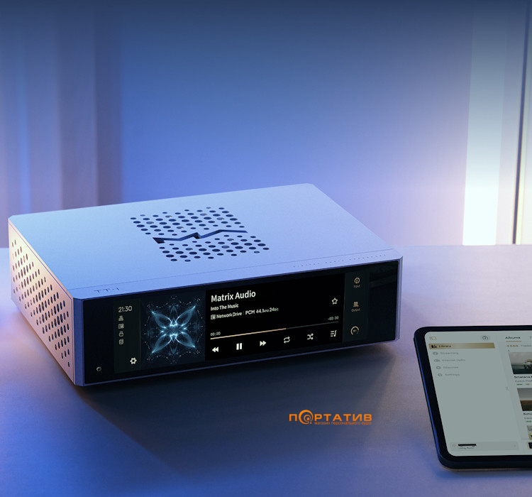 Сетевой проигрыватель Matrix Audio TT-1 Silver