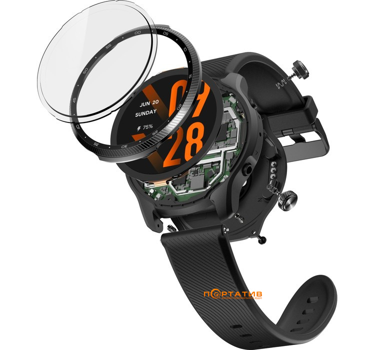 Смарт-часы Mobvoi TicWatch Pro 3 Ultra GPS (WH12018) Shadow Black (P1034001600A