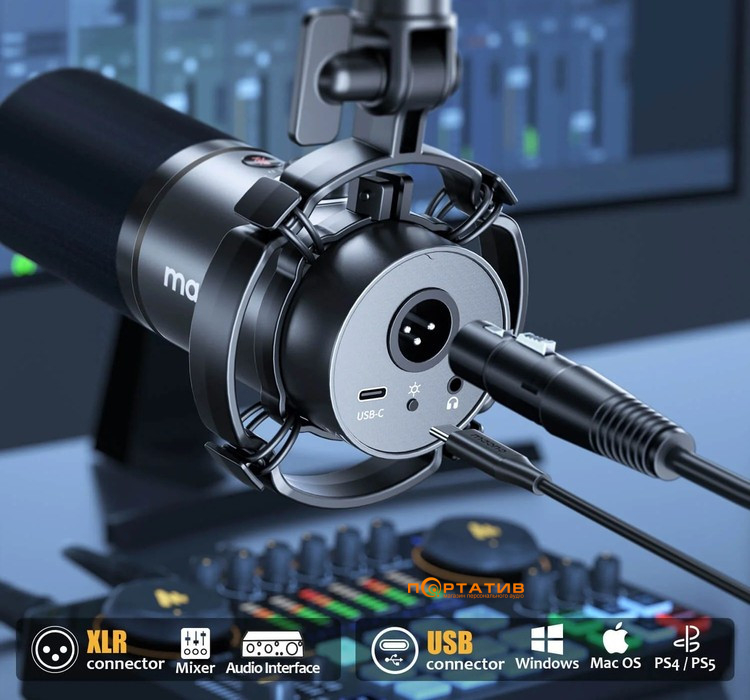 Мікрофон Maono PD200X