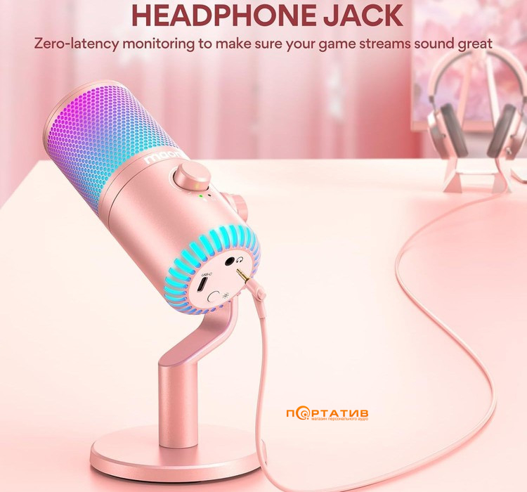 Мікрофон Maono DM30 Pink