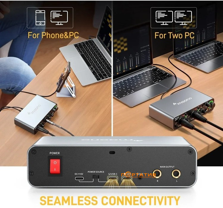 Аудиоинтерфейс Maono PS22