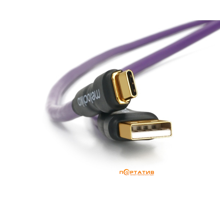 Melodika Purple Raine USB 2.0 Cable type A-C lenght 1,5m (MDUAC15)