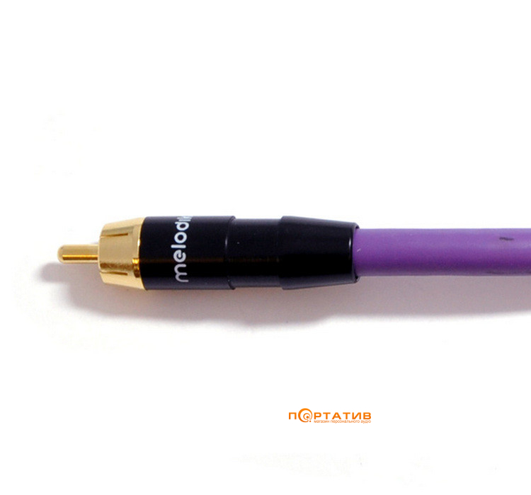 Melodika Purple Raine Cable RCA - RCA length 1m (MDCX10)