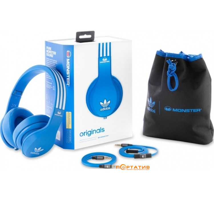 Adidas Originals by Monster Over-Ear Blue (MNS-137011-00)