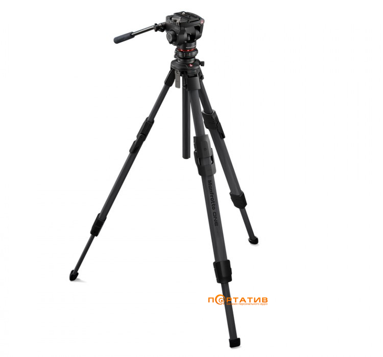 Фотоштатив Manfrotto ONE Carbon Tripod with 500X Fluid
Head (MKONEC-500X)