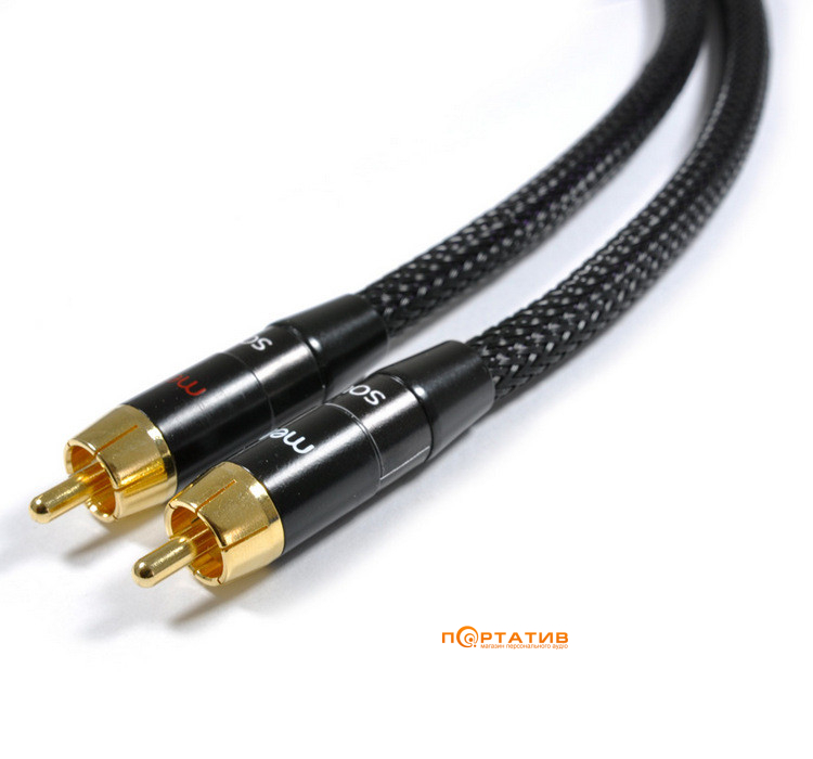 Melodika Purple Raine Cable 2xRCA - 2x RCA directional cable 1,5m (MD2RD15)