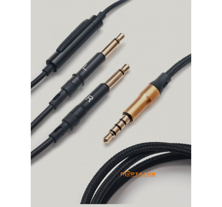Meze 99 Series 1.2m Cable with mic & remote Gold