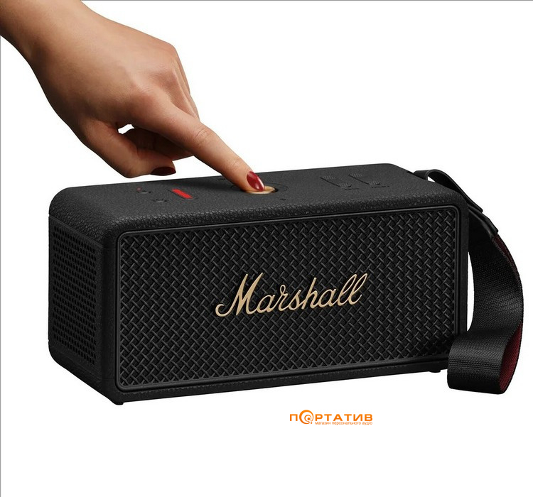 Акустика Marshall Portable Speaker Middleton II Black and Brass (1007428)