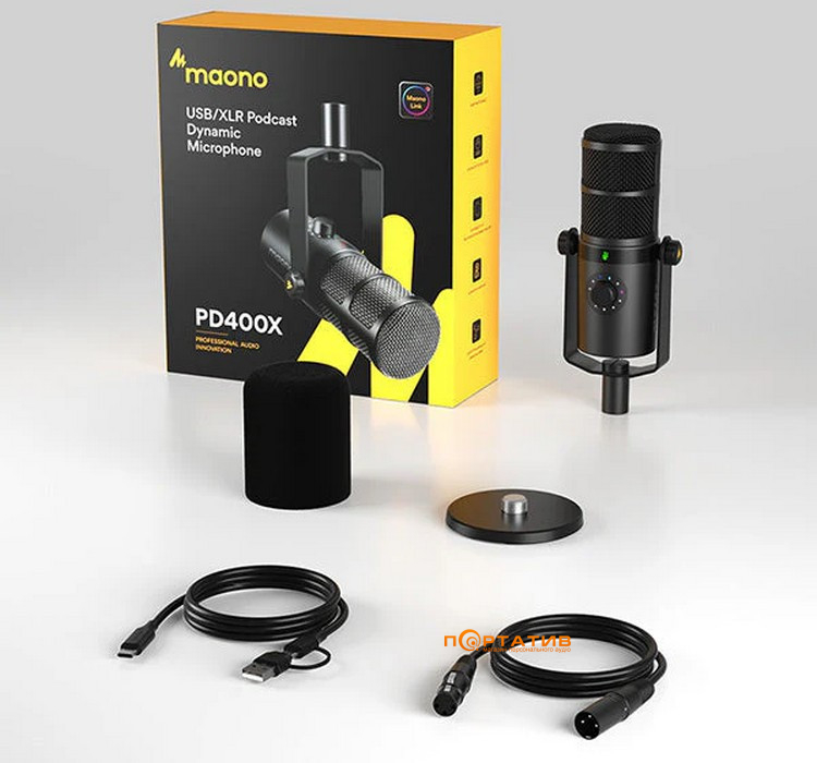 Мікрофон Maono PD400X