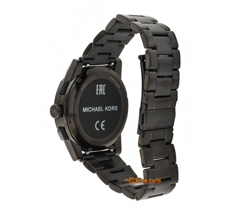 michael kors mkt5029 grayson smartwatch in black