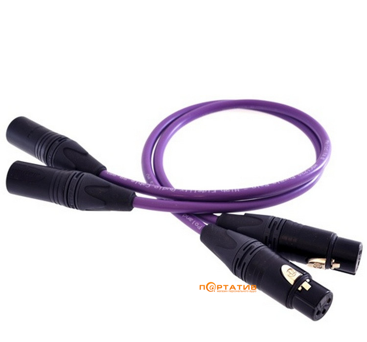 Melodika Purple Raine Cable 2x XLR - 2x XLR lenght 3m (MD2X30)