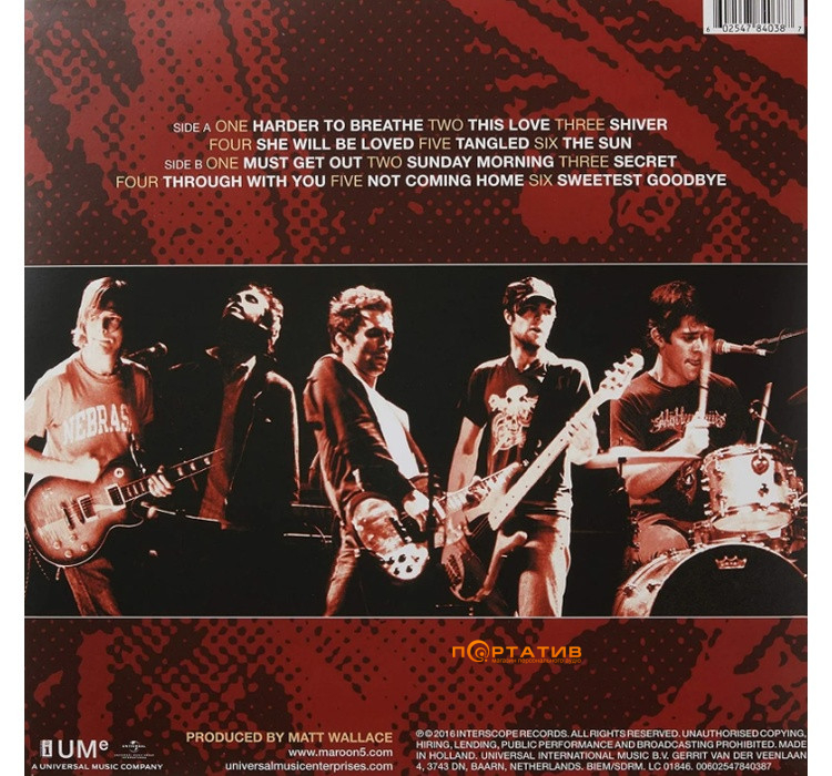 Вінілова платівка Maroon 5 – Songs About Jane [LP]