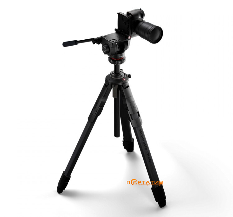 Фотоштатив Manfrotto ONE Carbon Tripod with 500X Fluid
Head (MKONEC-500X)