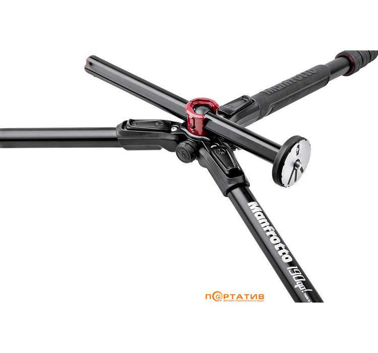 Manfrotto 190go! Aluminum Tripod Kit 4-Section with XPRO 3-Way Head (MK190GOA4-3WX)