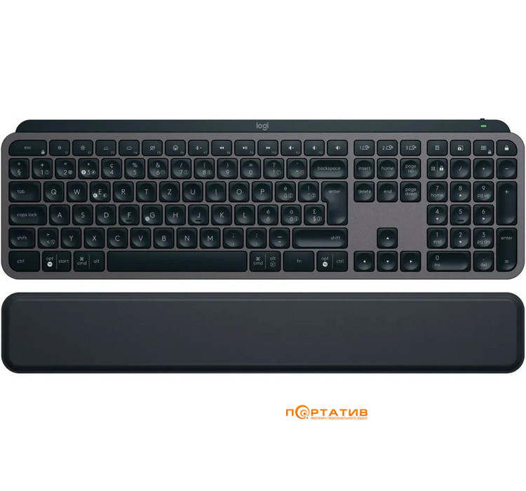 Клавіатура Logitech MX Keys S Plus Graphite UA (920-011589)