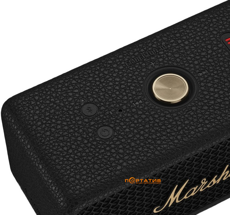 Акустика Marshall Portable Speaker Emberton III Black and Brass (1006884)