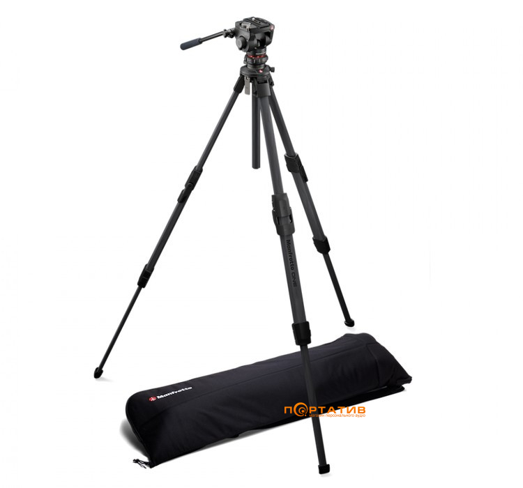 Фотоштатив Manfrotto ONE Carbon Tripod with 500X Fluid
Head (MKONEC-500X)