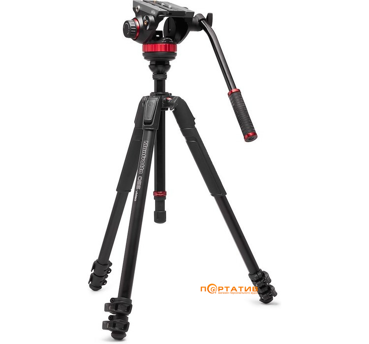 Штатив Manfrotto 502 Fluid Video Head with 055 Video Alu Tripod (MVK502055XPRO3V)