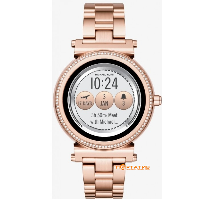 Papua Ny Guinea Elskede fornuft Умные часы Michael Kors Womens Smartwatch Sofie Rose Gold (MKT5022) > купить  в Киеве и Украине по цене 8999 грн на PORTATIV.UA