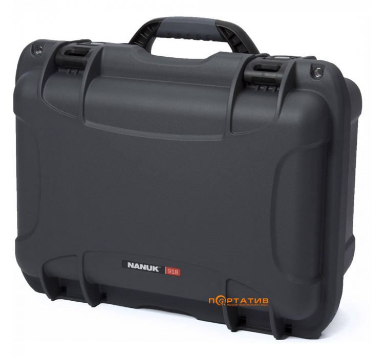 Водонепроницаемый пластиковый кейс с пеной Nanuk Case 918 With Foam Graphite (918-1007)