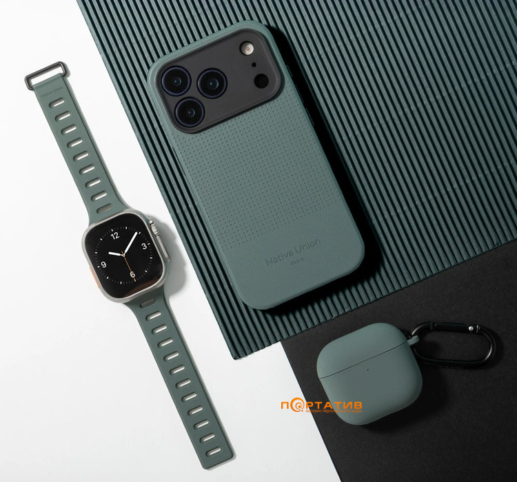 Чехол Native Union Active Slate Green for iPhone 17 Pro (ACTCSE-GRN-NP25P)