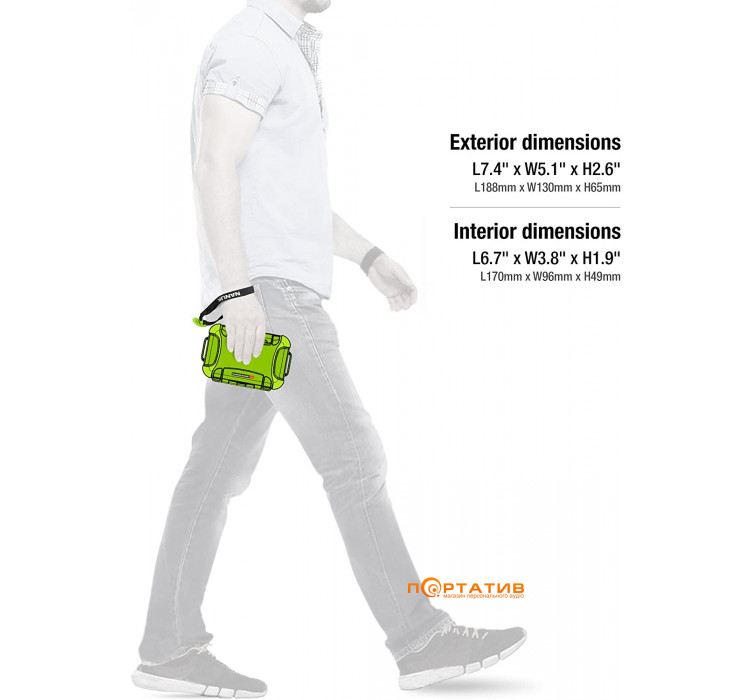 Защитный кейс Nanuk NANO 330 Lime (330-0002)